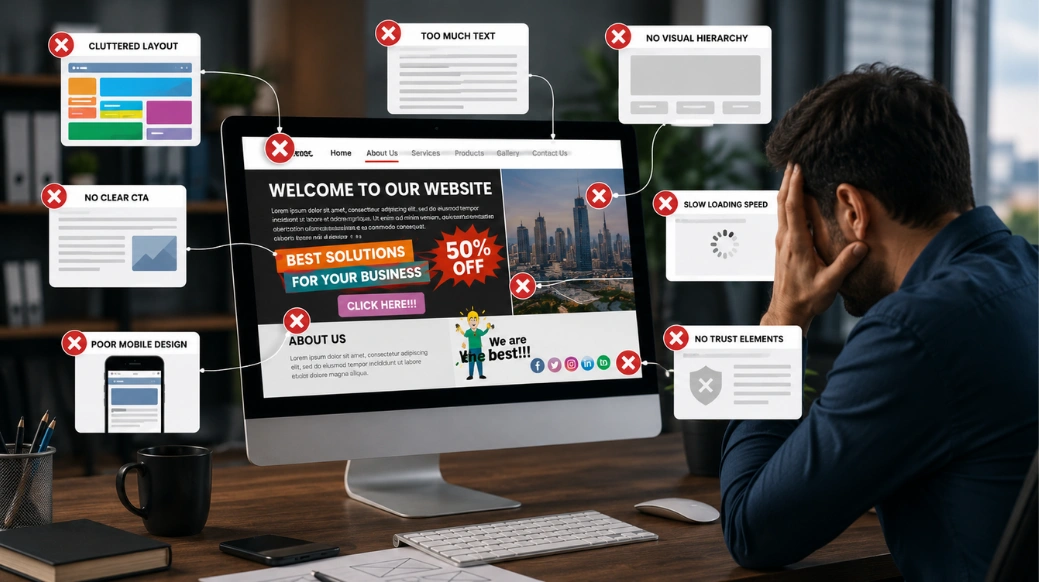 Common Website Design Mistakes That Reduce Leads and Sales