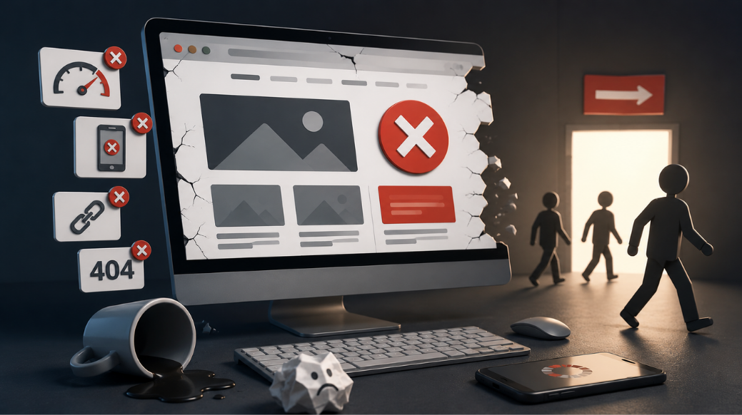 Website Design Mistakes That Cost Businesses, Customers