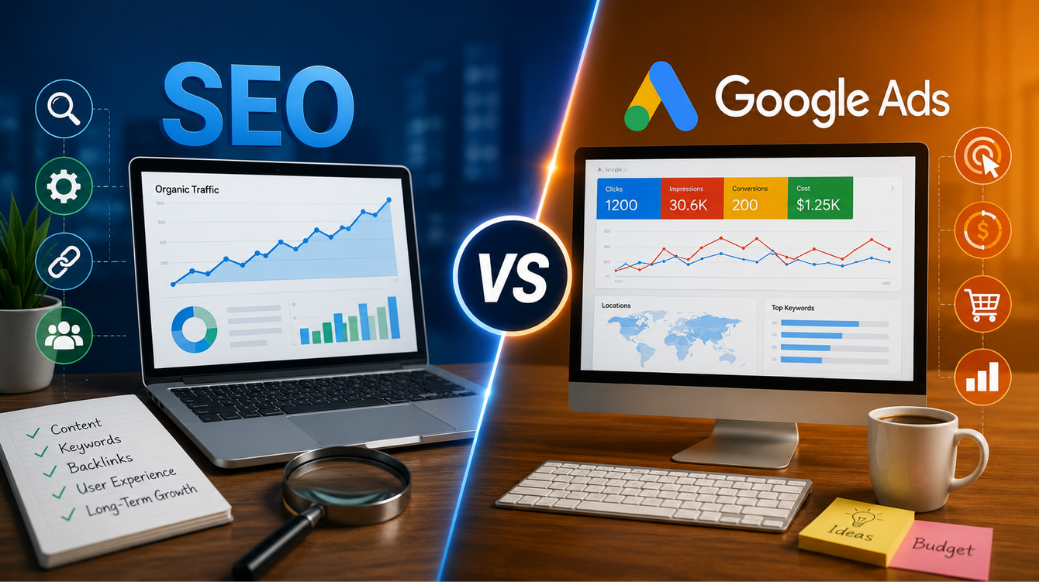 SEO vs Google Ads: Which One Is Better for Business Growth?